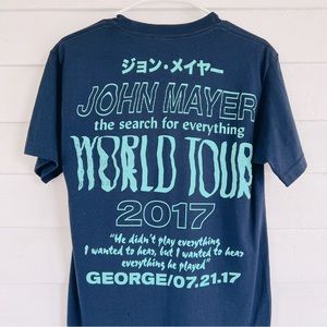 John Mayer The Search For Everything 2017 Tour Exclusive Washington Shirt 🌊